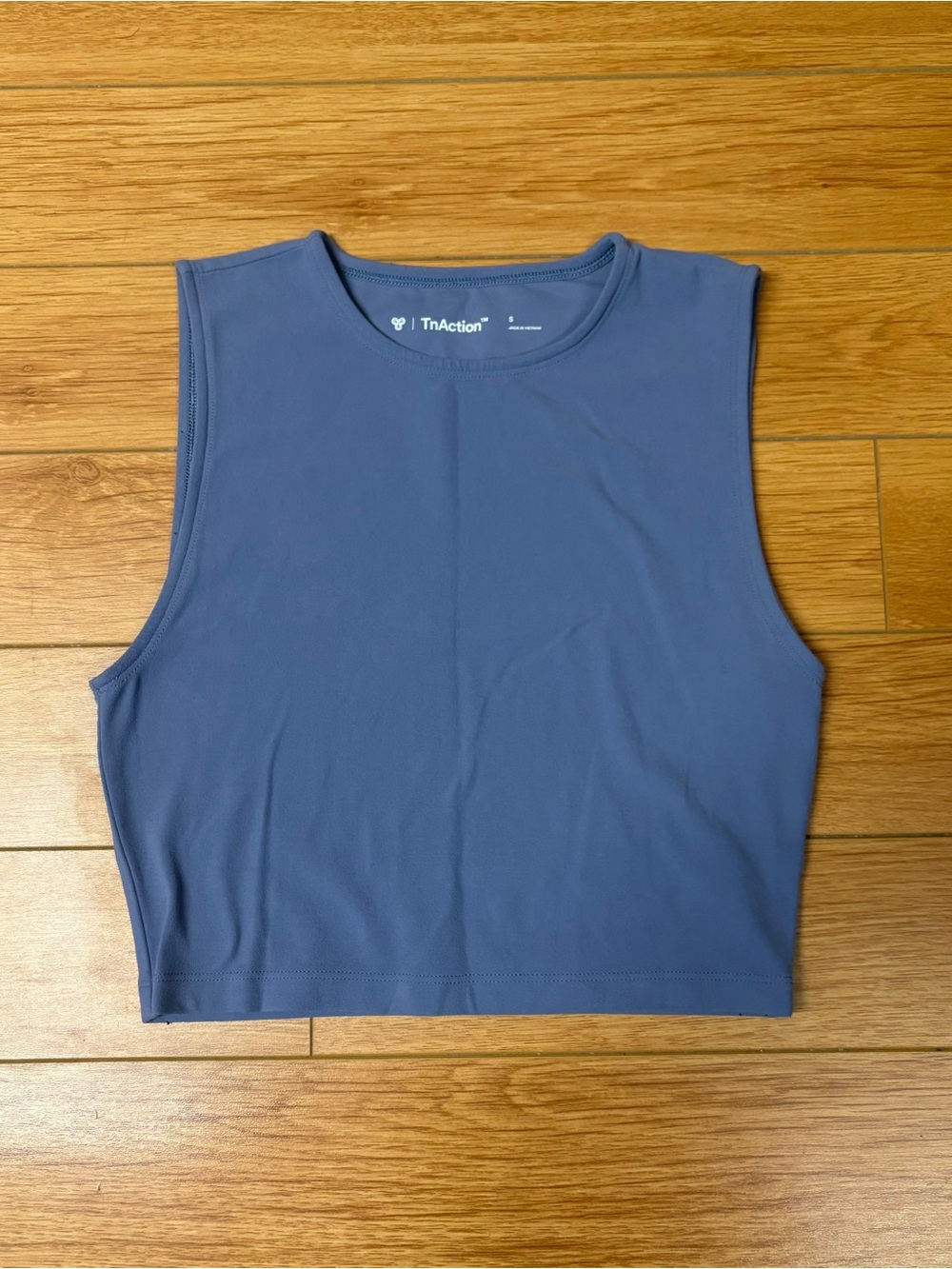 TNA Women's Slate Blue Croppep Tank